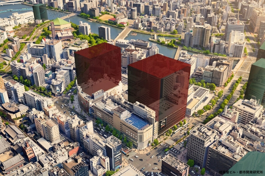 福岡中央郵便局およびイオンショッパーズ福岡の段階連鎖建替えプロジェクト