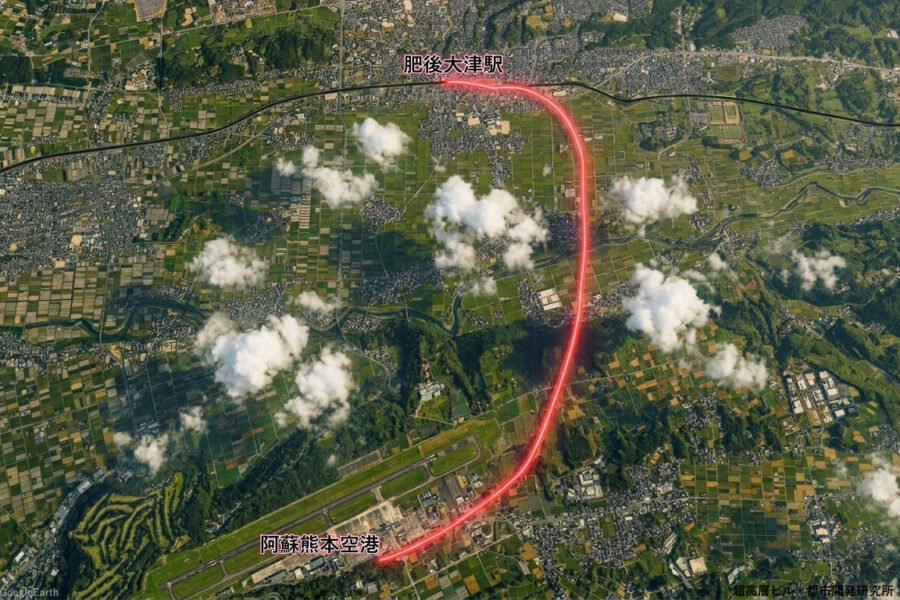 肥後大津ルートで整備計画が進む「阿蘇くまもと空港アクセス鉄道」！！TSMC効果で需要拡大、2026年8月頃に三セクを設立して2034年度末開業へ！！